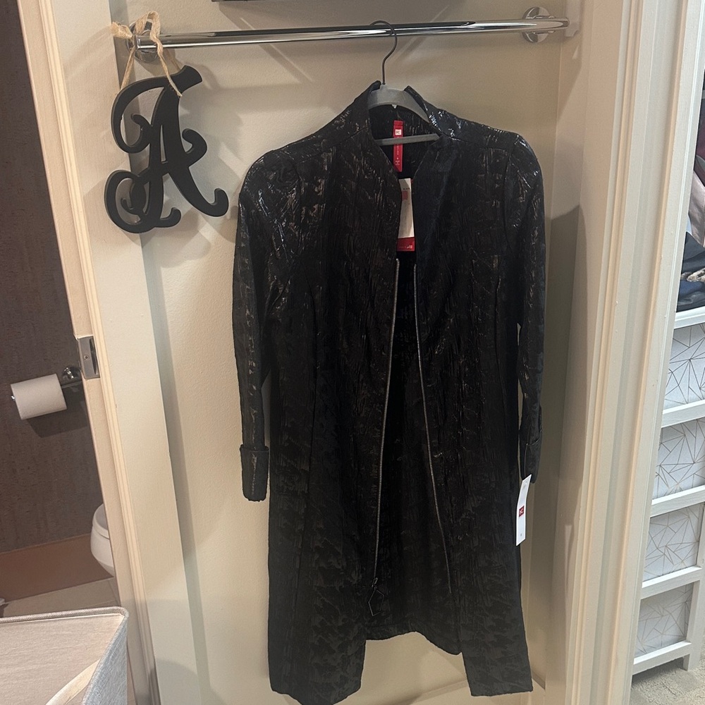 Black Long Coat NEW with tag